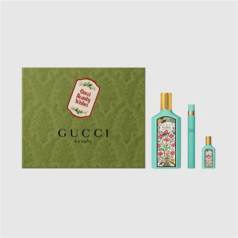 gucci flora set of 3|Gucci Flora jasmine gift set.